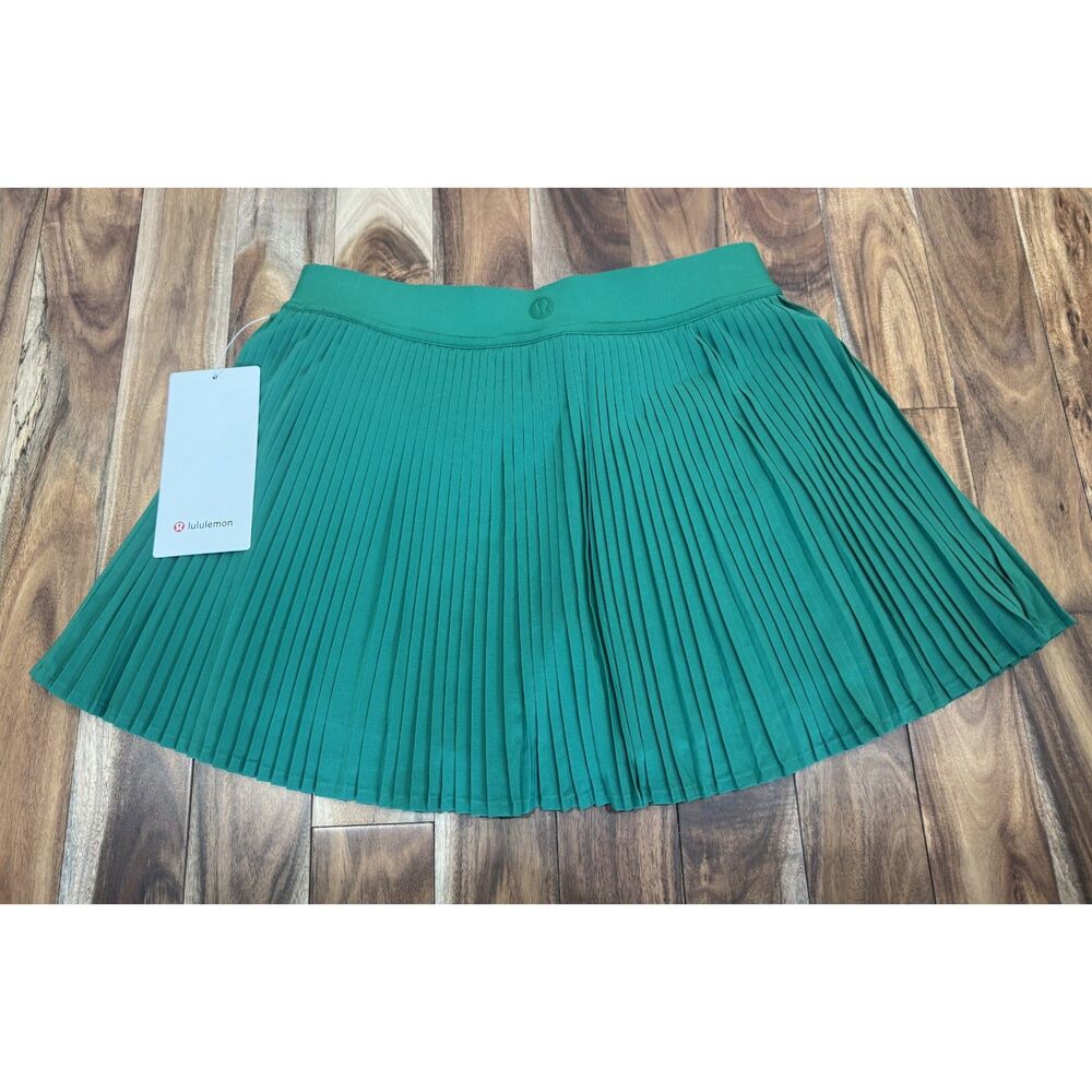 Lululemon NWT RePleat HR Tennis Skirt Size 6 in Raceway Green - Picture 3 of 5